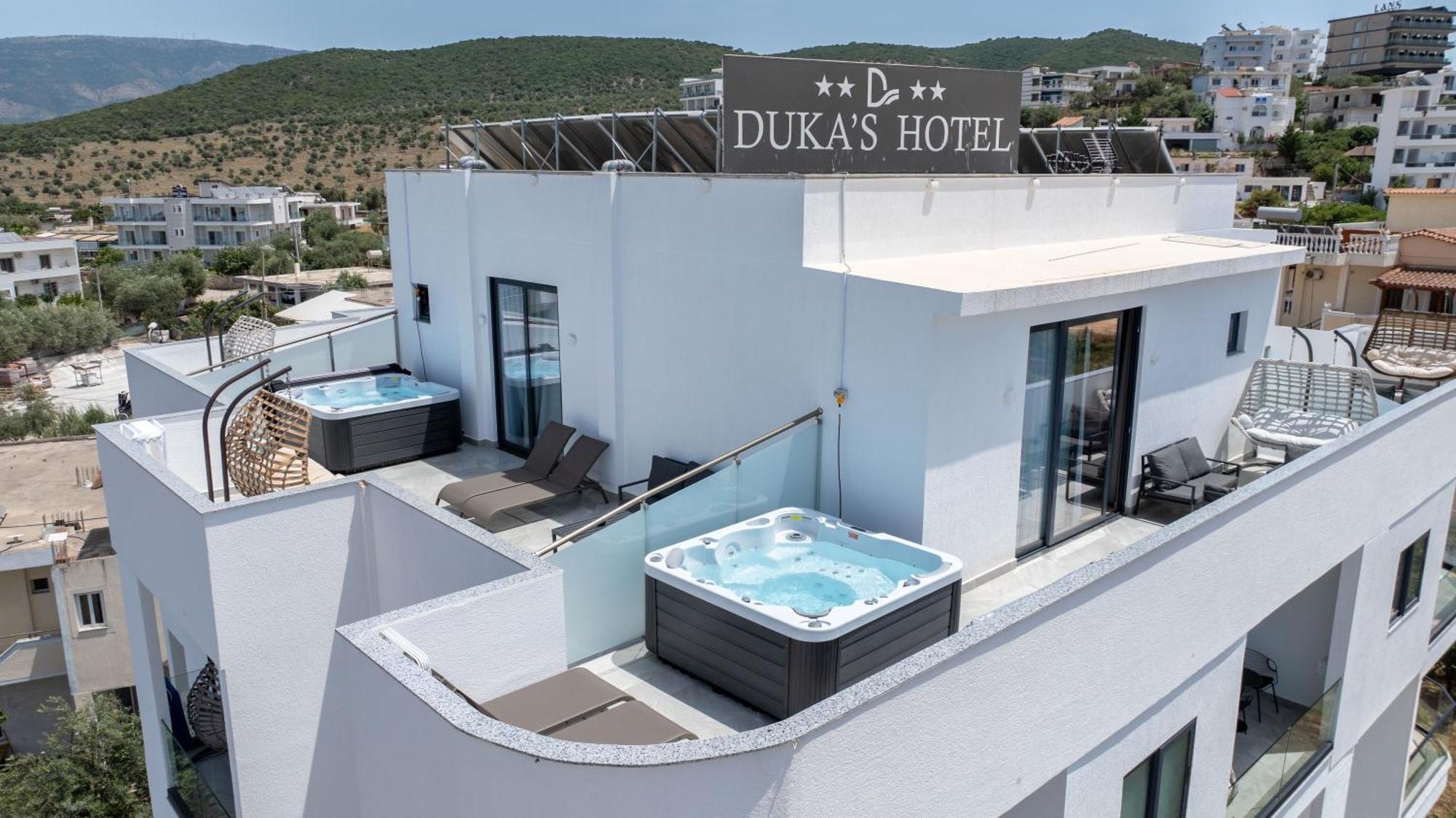 Duka'S Hotel Ksamil Exterior foto